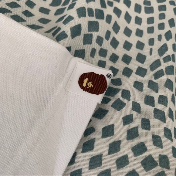 BAPE | College Tee White - Picture 8 of 9